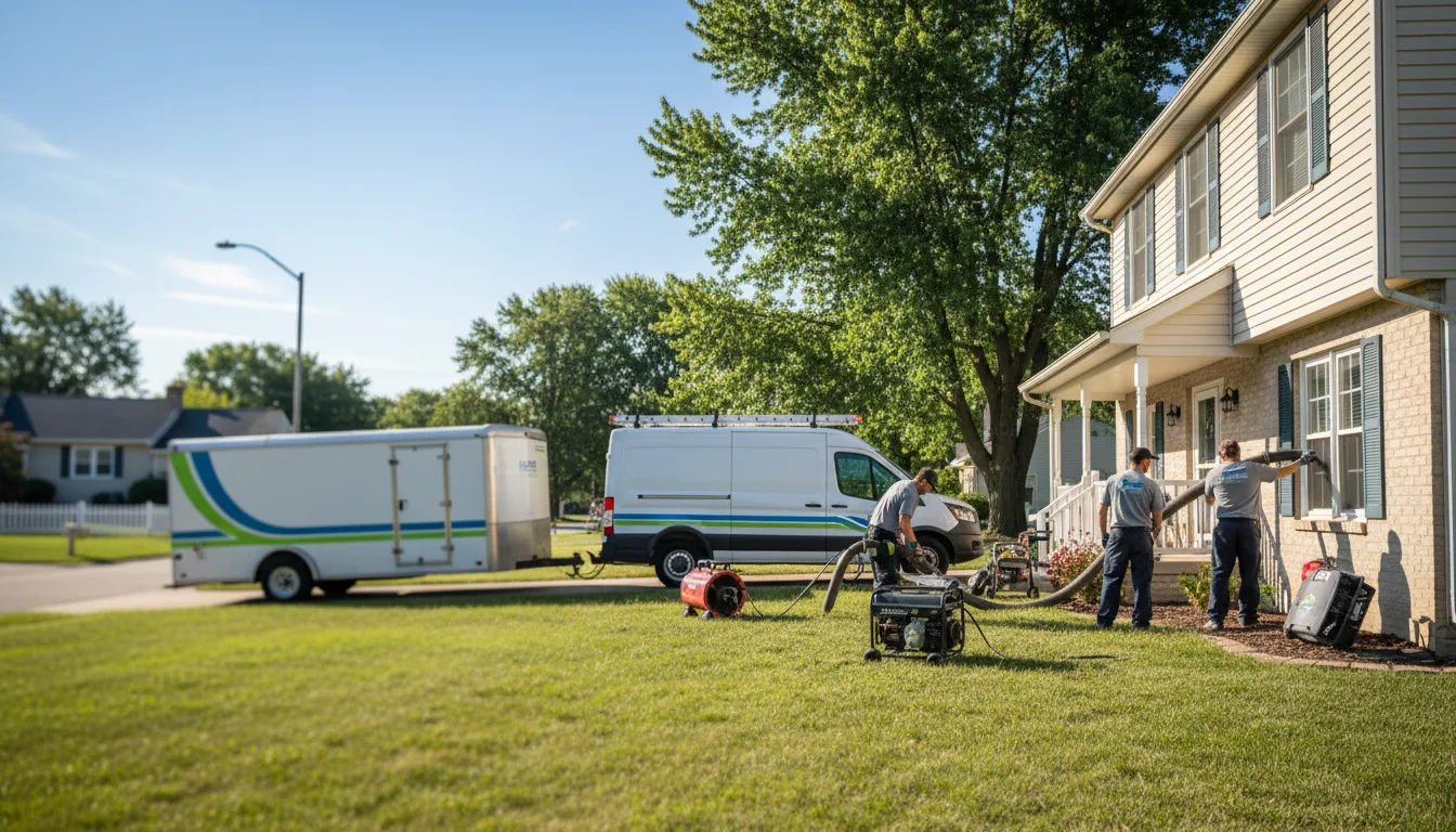Flooded Basement Restoration And Cleanup With Repair in Minto, ND near me